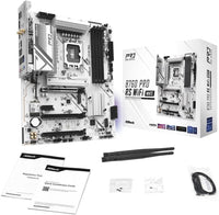 ASRock B760M PRO RS WIFI Motherboard - B760 LGA1700 Max256GB DDR5 Micro ATX