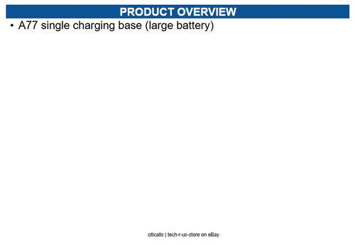 Pax Technology B77-BC-3E0 A77 single charging base (large battery)