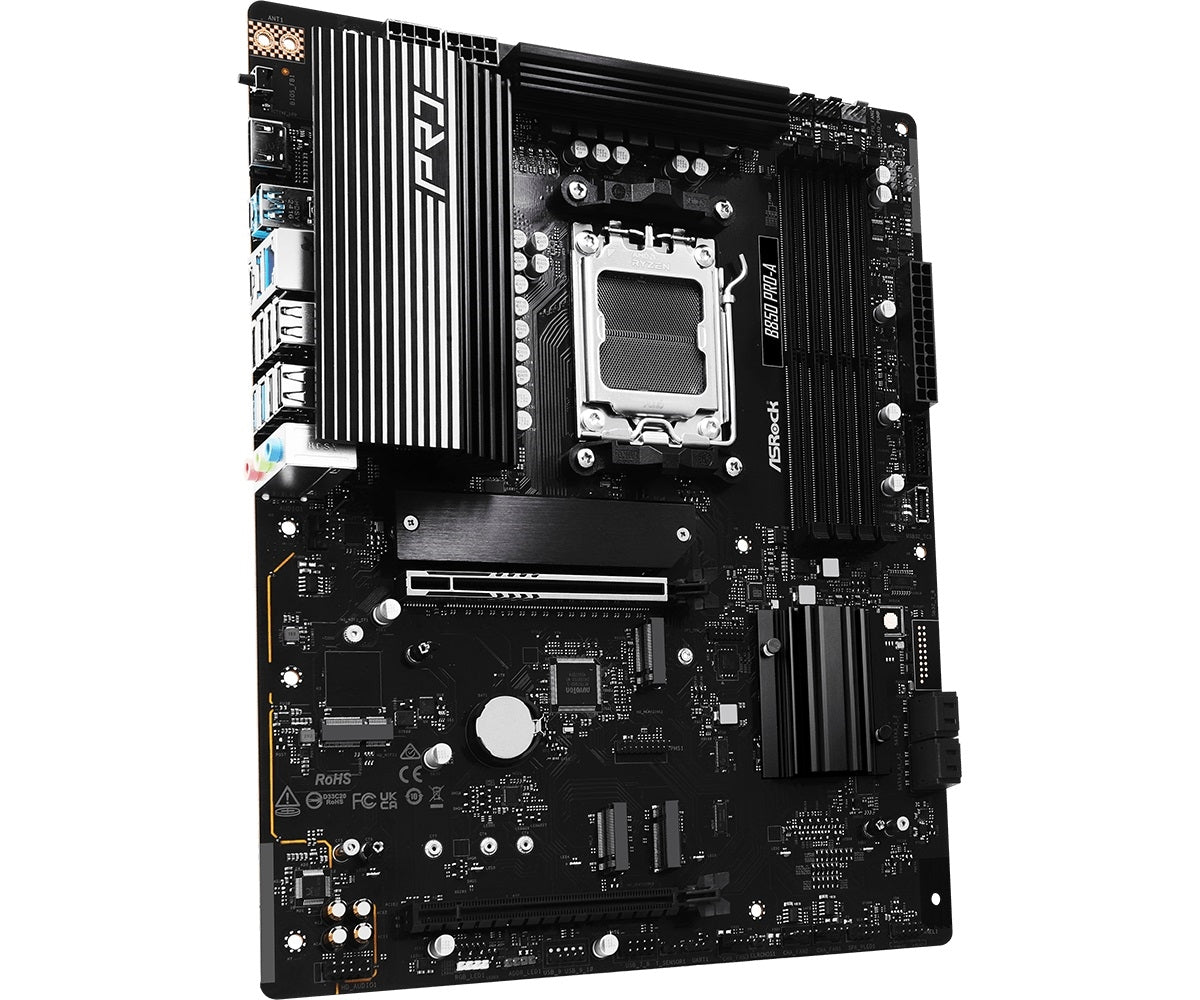 ASRock B850 Pro-A Motherboard - AMD B850 AM5 Max256GB DDR5 ATX Retail