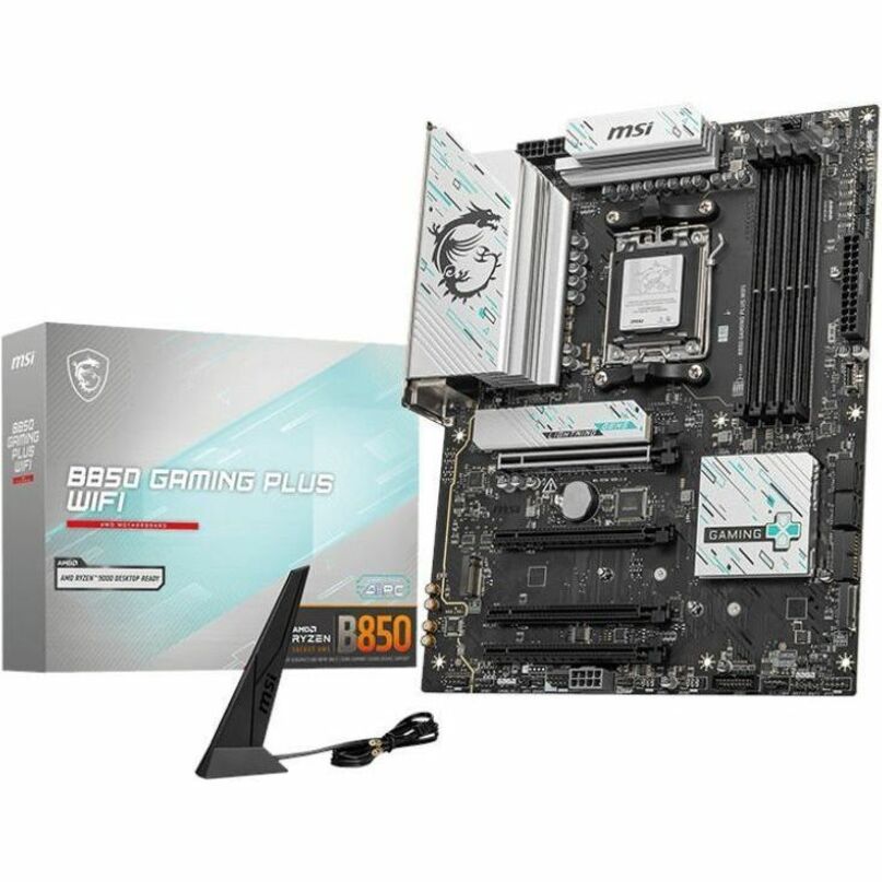 MSI B850GPW B850 GAMING PLUS WIFI Gaming Desktop Motherboard - AMD Socket AM5
