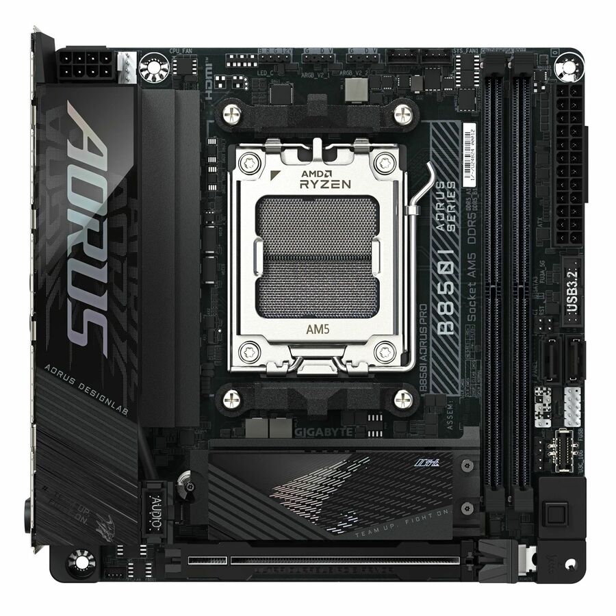 Gigabyte B850I AORUS PRO Motherboard -B850 LGA1718 Max192GB DDR5 Mini-ITX Retail