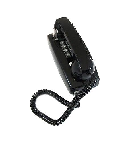 Cortelco 2554-MD-BK 255400-VBA-20MD Black Value Line Traditional Wall Phone