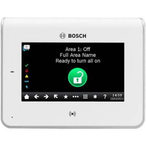 Radionix B942W Touch screen KeyPad, prox/input/output - White