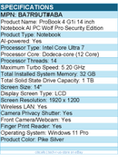 HP BA7R9UT#ABA ProBook 4 G1i 14" Notebook - WUXGA - 60 Hz - Intel Core Ultra 7