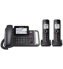 Panasonic KX-TG9582B 2-Line Corded Cordless Expandable Link2Cell System ITAD