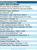 HP BD5J2UT#ABA EliteBook 6 G1i 14" Notebook - Intel Core Ultra 5 235