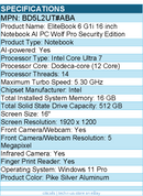 HP BD5L2UT#ABA EliteBook 6 G1i 16" Notebook - WUXGA - Intel Core Ultra 7 265U