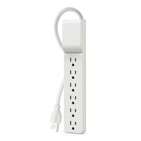 Belkin BE106000-10 6 Outlet Home/Office Surge Protector - Rotating Plug - 120 V
