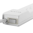 Belkin BE106000-2.5 6 Outlet Home/Office Surge Protector - 2.5 foot Cable -White