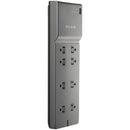 Belkin BE10800008-CM 8-Outlet Surge Protector - 8ft Cord - Right Angle Plug