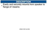 Bogen BG-BC1 Beam Clamp for Bogen Horn Speakers