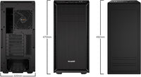 be quiet! BG021 Computer Case - Pure Base 600 Black ATX M-ATX Mini-ITX ATX