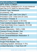 HP BG6L7UT#ABA EliteBook 8 G1i 14" Touchscreen Notebook - Intel Core Ultra 5