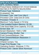 HP BG6M0UT#ABA EliteBook 8 G1i 14" Touchscreen Notebook - vPro Technology