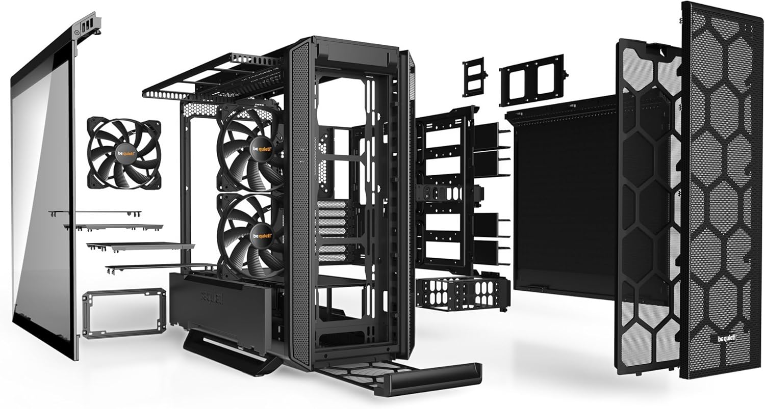 be quiet! BGW39 PC Case - SILENT BASE 802 Window Black TG EATX ATX MATX MITX ATX
