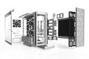 be quiet! BGW40 PC Case - Silent Base 802 Window White TG EATX ATX MATX MITX ATX