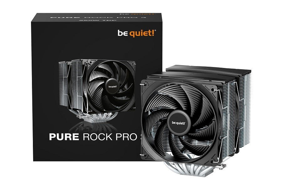 be quiet! BK041 Pure Rock Pro 3 Silver CPU Air Cooler - 2000 RPM - 4-Pin - 12 V