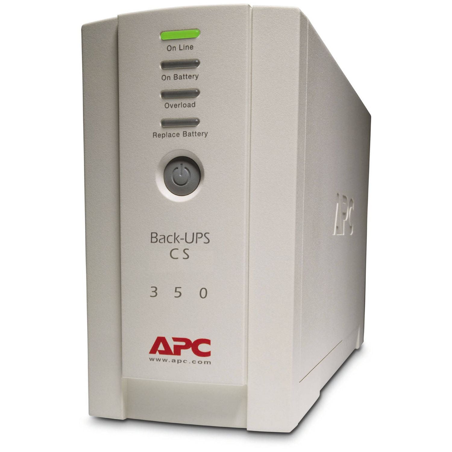 APC BK350 Back-UPS CS 350VA, 120V, 6 NEMA outlets (4 surge) Tower 8Hour Recharge