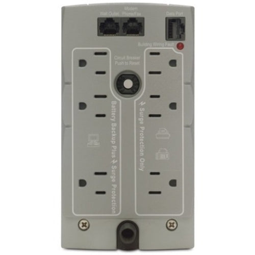 APC BK500 Back-UPS CS 500VA, 120V, beige, 6 NEMA outlets (3 surge)