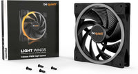 be quiet! BL075 Fan - Light Wings 140mm PWM high-speed ARGB LED Black Retail