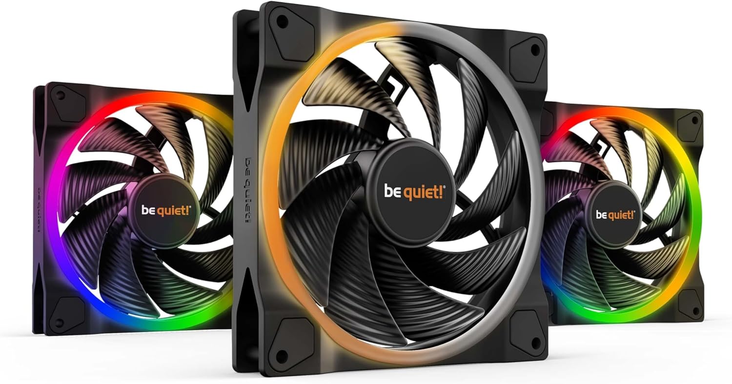 be quiet! BL079 Fan - Light Wings 140mm PWM high-speed 3xFans ARGB LED Black RTL