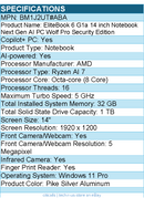 HP BM1J2UT#ABA EliteBook 6 G1a 14" Touchscreen Copilot+ PC Notebook