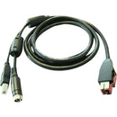 HP Retail BM477AA 10 ft Powered USB Y Cable for Printer - USB
