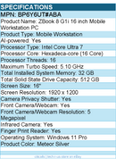 HP BP6Y6UT#ABA ZBook 8 G1i 16" Mobile Workstation - Intel Core Ultra 7 255H