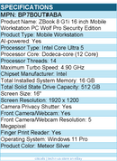 HP BP7B0UT#ABA ZBook 8 G1i 16" Mobile Workstation - Intel Core Ultra 5 235U