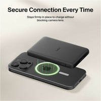 Belkin BPD010FQBK BoostCharge Slim Magnetic Power Bank 5K For Smartphone, iPhone