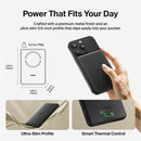 Belkin BPD010FQBK BoostCharge Slim Magnetic Power Bank 5K For Smartphone, iPhone