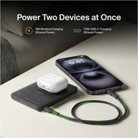 Belkin BPD010FQBK BoostCharge Slim Magnetic Power Bank 5K For Smartphone, iPhone