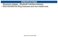 Zebra BT-RS5X6-DNGL-01 Bluetooth Interface between RS5100/RS6100 Ring Scanners