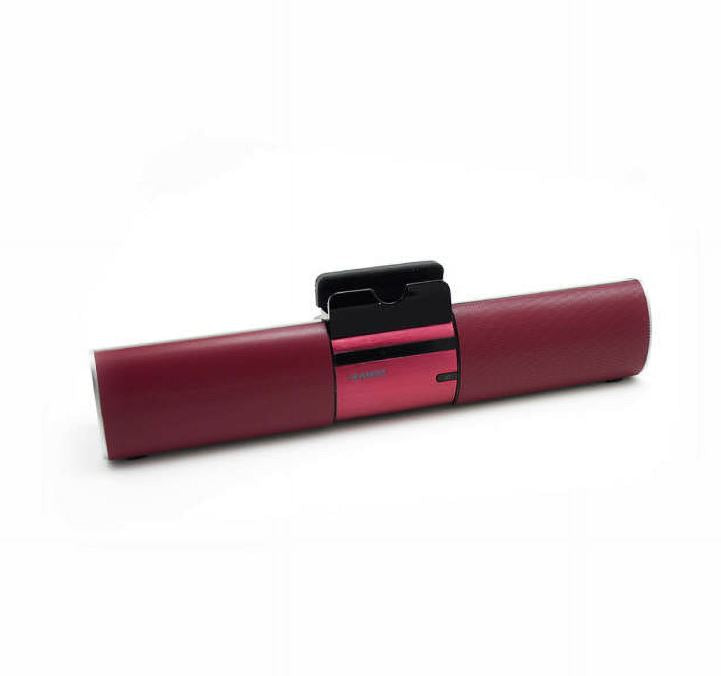 iKANOO BT008-RED - Sound bar - for portable use - wireless - Bluetooth - Red