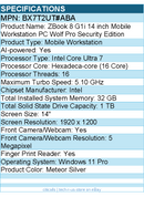 HP BX7T2UT#ABA ZBook 8 G1i 14" Mobile Workstation - Intel Core Ultra 7 255H