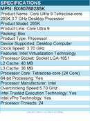 Intel BX80768285K Core Ultra 9 285K (24 Core) 3.70 GHz Processor