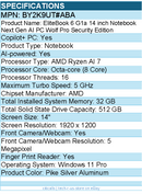 HP BY2K9UT#ABA EliteBook 6 G1a 14" Copilot+ PC Notebook - AMD Ryzen AI 7 350