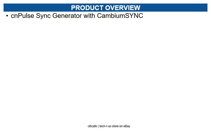 Cambium Networks C000000L066C cnPulse Sync Generator with CambiumSYNC GPS