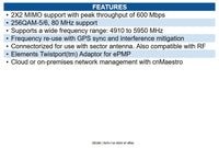 Cambium Networks C058910A122A ePMP 3000L 5 GHz AP Radio (FCC)(US Cord)