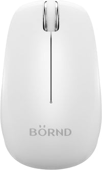 Bornd C100 WHITE - Mouse - optical - 3 buttons - wireless - Bluetooth 3.0