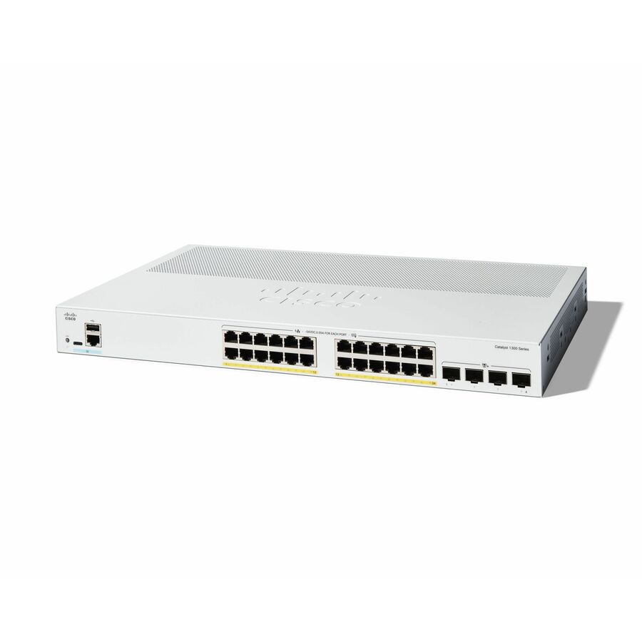 Cisco C130024P4X Catalyst C1300-24P-4X Ethernet Switch - 24 Ports - Manageable