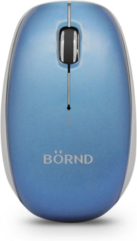 Bornd C170B BLUE - Mouse - ergonomic - optical - 3 buttons - wireless - retail