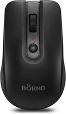 Bornd C190 BLACK - Mouse - optical - 4 buttons - wireless - 2.4 GHz - USB