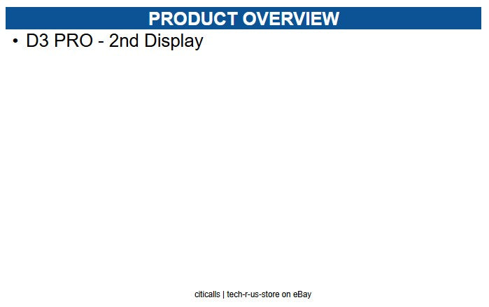 Sunmi Technology C20000099 D3 PRO - 2nd Display