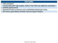 C2G C2G43672 networking cable Purple 0.3 m Cat6 U/UTP (UTP)