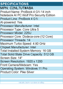 HP C2NL7UT#ABA ProBook 4 G1i 14" Notebook - WUXGA - Intel Core Ultra 5 225U