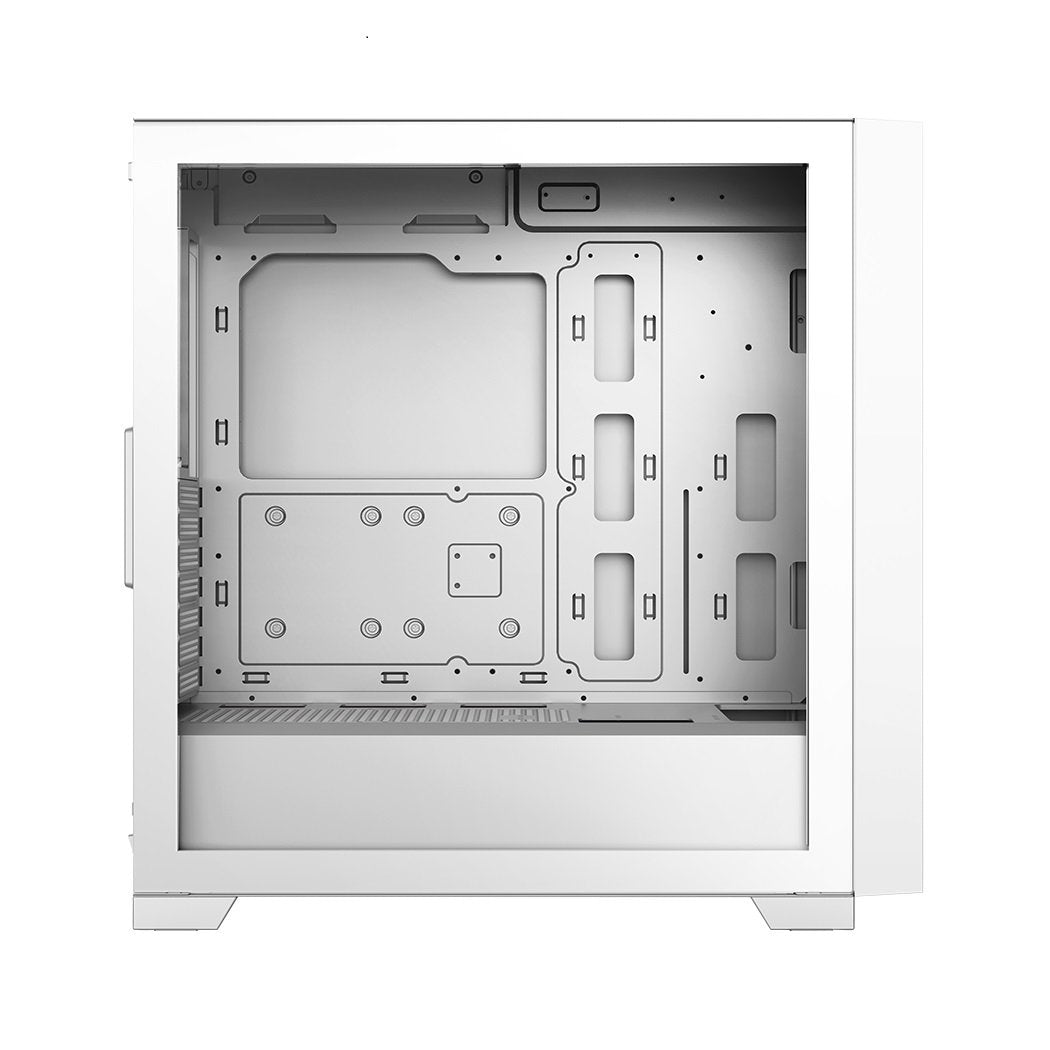 PcCooler C3-D510WHP3-GL CPS C3D510 ARGB WH PC Case with 3 ARGB Fans - White