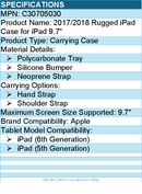 Codi C30705030 Rugged Case for iPad 9.7"" (6th and 5th Generation)
