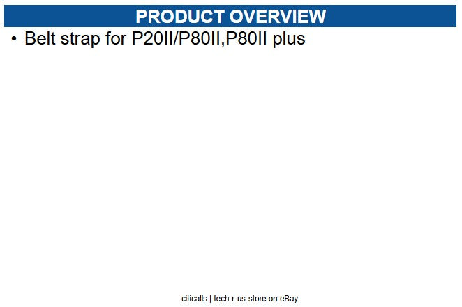 Epson C32C882321 Belt Strap for P20II/P80II,P80II plus