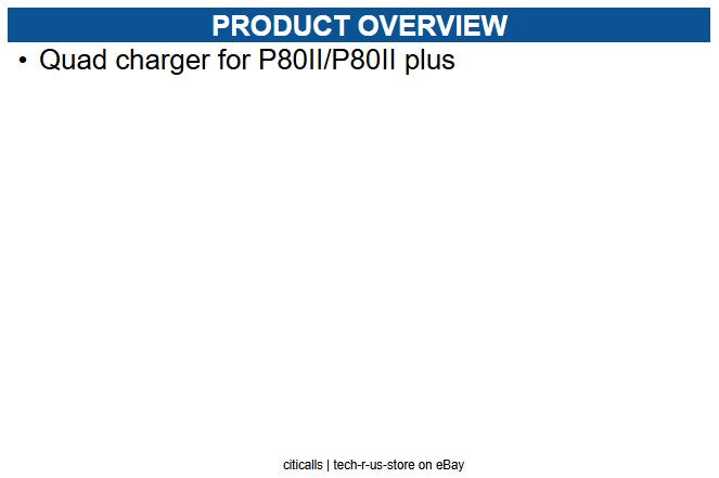 Epson C32C882A8521 Quad charger for P80II/P80II plus